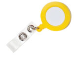 PORTA GAFETE YOYO SLK05 SOLIDO AMARILLO (PLÁSTICO - A120053 -  ARTICULOS PROMOCIONALES)