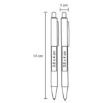 BOLÍGRAFO OXNARD NEGRO (ST 18106 - METAL-RUBBER) - Imagen 5