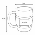 TARRO PILSEN PLATA (T 128 - ACERO INOXIDABLE) - Imagen 4