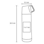 TERMO MORIK NEGRO (T 32 - ACERO INOXIDABLE-PLÁSTICO) - Imagen 2