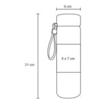 BOTELLA SANTORINI AZUL (T 82 - VIDRIO) - Imagen 2