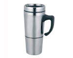 TERMO P-VIAJE 325 ML. OTTAWA TA17 PLATEADO (ACERO INOXIDABLE - PLÁSTICO - A040084 -  ARTICULOS PROMOCIONALES)