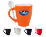 TAZA BICOLOR C-CUCHARA 12 OZ LONDON TAC11 AZUL COBALTO (CERÁMICA - A040099 -  ARTICULOS PROMOCIONALES) - Imagen 3