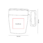 TAZA GLISSER GRAY BEIGE TAZ 063 BE (ACERO INOXIDABLE - PLÁSTICO) - Imagen 5