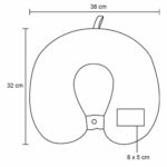 ALMOHADA REST GRIS (TL 020 - POLIÉSTER-MEMORY FOAM) - Imagen 4