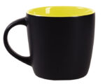 TAZA BICOLOR MATE 11 OZ LUCIANA TL099 AMARILLO (CERÁMICA - ATL099.07 -  ARTICULOS PROMOCIONALES)