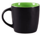 TAZA BICOLOR MATE 11 OZ LUCIANA TL099 VERDE CLARO (CERÁMICA - A160102 -  ARTICULOS PROMOCIONALES)