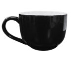 TAZA MINI JUMBO 18OZ. TL201 NEGRO (CERÁMICA - TL201.02 -  ARTICULOS PROMOCIONALES)