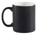 TARRO 11OZ. BICOLOR MATE 11 OZ ALASKA TL7110 NEGRO (CERÁMICA - A040167 -  ARTICULOS PROMOCIONALES)