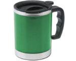 TARRO TERMICO DE 420ML. LUXOR TT5014 VERDE (EXTERIOR: PLÁSTICO - INTERIOR: ACERO INOXIDABLE - A040195 -  ARTICULOS PROMOCIONALES)