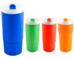 VASO TERMICO DE DOBLE PARED DE 600 ML. TED VST3946 NARANJA (PLÁSTICO PP - A040240 -  ARTICULOS PROMOCIONALES) - Imagen 3