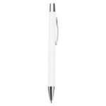 BOLÍGRAFO TAGU BLANCO (AL 17020 - METAL-RUBBER)