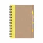 LIBRETA BOSTON AMARILLO (LE OO1 - CARTÓN)