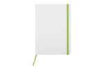 LIBRETA MEDIANA “WHITE” (T524 VERDE MANZANA)