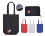 BOLSA MULTIFUNCIONAL PLEGABLE CON CIERRE SHARON A3041 AZUL (POLIÉSTER 210D - A3041.09 -  ARTICULOS PROMOCIONALES) - Imagen 2