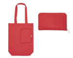 BOLSA MULTIFUNCIONAL PLEGABLE CON CIERRE SHARON A3041 ROJO (POLIÉSTER 210D - A3041.04 -  ARTICULOS PROMOCIONALES)