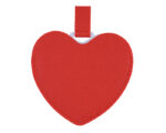 ESPEJO DE ACERO INOXIDABLE CON ESTUCHE EN FORMA DE CORAZÓN MINNIE A3085 ROJO (POLIURETANO - ACERO INOXIDABLE - A3085.04 -  ARTICULOS PROMOCIONALES)