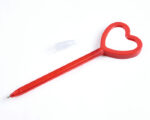 BOLÍGRAFO PLÁSTICO EN FORMA DE CORAZÓN LATIDO A3088 ROJO (PLÁSTICO - A3088.04 -  ARTICULOS PROMOCIONALES)