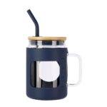 CILINDRO NEBBIA AZUL ANF 058 A (VIDRIO BOROSILICATO - SILICÓN - ACERO INOXIDABLE) - Imagen 2