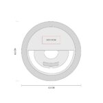 ARO DE LUZ ASTRID BLANCO AST 005 B (PLÁSTICO) - Imagen 6