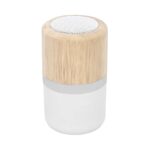 BOCINA LÁMPARA LAON BLANCO AUD 036 B (PLÁSTICO - BAMBÚ) - Imagen 4