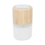 BOCINA LÁMPARA LAON BLANCO AUD 036 B (PLÁSTICO - BAMBÚ)