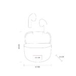 AUDÍFONOS LESLY BLANCO AUD 039 B (PLÁSTICO) - Imagen 4