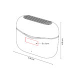 AUD 040 B - AUDÍFONOS STRAN BLANCO (BLANCO - PLASTICO) - Imagen 5