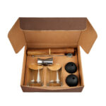 BAR 037 S - SET DE MIXOLOGÍA SOROA (PLATA - VIDRIO - ACERO INOXIDABLE - MADERA - RUBBER - CARTON) - Imagen 4