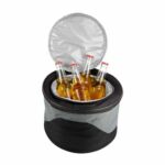 ASADOR CON HIELERA CAMPING NEGRO BBQ 002 (METAL - POLIÉSTER) - Imagen 2