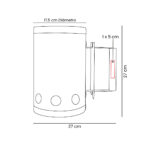 BBQ 025 S - INICIADOR DE CARBÓN TYRA PLATA (PLATA - ACERO INOXIDABLE) - Imagen 6