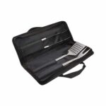 SET DE BBQ JASPER NEGRO BBQ 042 N (ACERO INOXIDABLE UTENSILIOS - POLIÉSTER ESTUCHE)