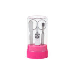 SET DE MANICURA LHASA ROSA BE-014RS ( BE-014 - BE014 - ACCESORIOS DE BELLEZA )