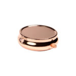 PASTILLERO CON ESPEJO ROSA METALICO BE-016GD ( BE-016 - BE016 - ESPEJOS,PASTILLEROS )