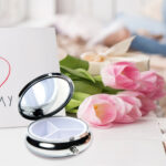 PASTILLERO CON ESPEJO PLATA BE-016S ( BE-016 - BE016 - ESPEJOS,PASTILLEROS ) - Imagen 4