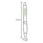 BOLÍGRAFO DE PLÁSTICO GRIS BL-017G ( BL-017 - BL017 - BOLÍGRAFOS,TINTA NEGRA ) - Imagen 2