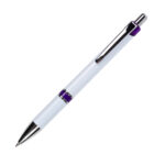 BOLÍGRAFO DE PLÁSTICO MORADO BL-018M ( BL-018 - BL018 - BOLÍGRAFOS,TINTA NEGRA )