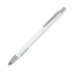 BOLÍGRAFO DE ALUMINIO BLANCO FORLI VERDE BL-129V ( BL-129 - BL129 - BOLÍGRAFOS,TINTA NEGRA )