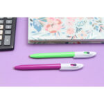 BOLÍGRAFODE PLÁSTICO CAGLIARIA VERDE LIMON BL-138V ( BL-138 - BL138 - BOLÍGRAFOS,TINTA NEGRA ) - Imagen 5