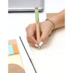 BOLÍGRAFO DE BAMBÚ TUDELA VERDE BL-139V ( BL-139 - BL139 - OFICINA,TINTA NEGRA,BOLÍGRAFOS ) - Imagen 3