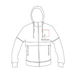 CHM 017 A-S - SUDADERA URBAN AZUL TALLA S (AZUL - POLIESTER - SPANDEX) - Imagen 5