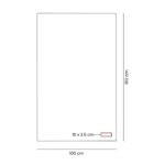 COB 005 H - FRAZADA BANFF HUESO (HUESO - POLIESTER) - Imagen 6