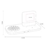 CARGADOR CON LÁMPARA LAMPPU BLANCO CRG 050 B (PLÁSTICO) - Imagen 3