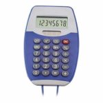 CALCULADORA COLGABLE ENCORE AZUL CT 150 A (PLÁSTICO)