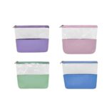 COSMETIQUERA ESMERALDA AZUL DAM 035 A (CURPIEL Y PVC EXTERIOR - POLIÉSTER FORRO) - Imagen 4