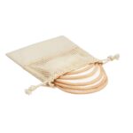 SET DE ALMOHADILLAS LUCÍA BEIGE DAM 040 BE (FIBRA DE BAMBÚ - ALGODÓN) - Imagen 4