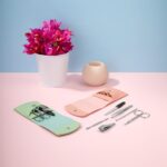 SET DE MANICURE EMMA VERDE DAM 042 V (CURPIEL - METAL) - Imagen 3