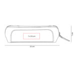 DAM 066 N - SET DE BROCHAS ROMINA NEGRO (NEGRO - CURPIEL Y PVC ESTUCHE - MADERA, ALUMINIO Y NAILON BROCHAS - POLIESTER TOALLA - LATEX ESPONJA) - Imagen 5