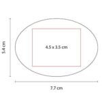 COSTURERO OVALADO AURA BLANCO TRASLUCIDO DAM 810 (PLÁSTICO) - Imagen 4