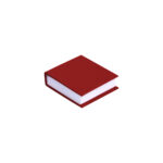 LIBRETA ECOLÓGICA HANOÍ ROJO DK-050R ( DK-050 - DK050 - ECOLÓGICAS )